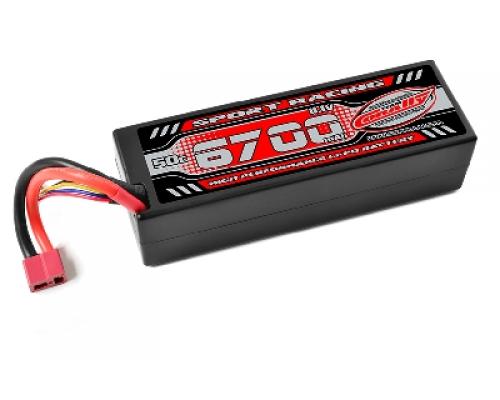 6700Mah - 3S - 11,1V - T-Plug - Hard Case Team Corally - Sport Racing 50C