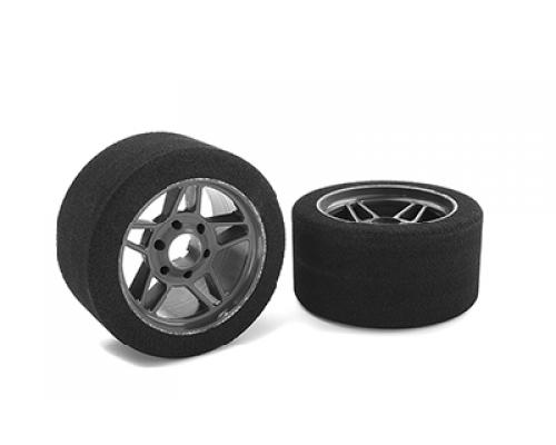 Attack foam tires, 1/8 Circuit, 32 shore, Carbon rims (2)