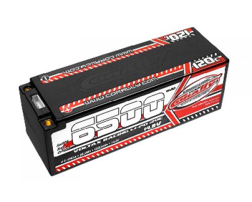 6500mAh - 14.8V - Stick 4S - Voltax 120C LiPo Battery - 5mm Bullit met Deans Adapter