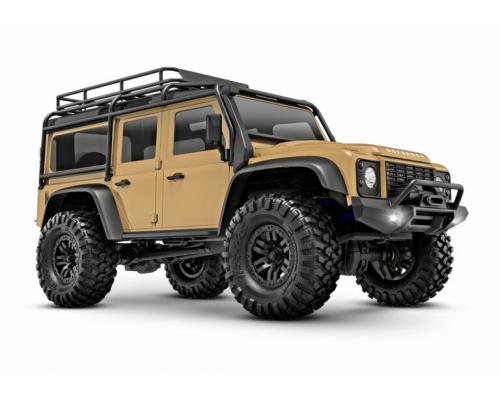 Traxxas TRX-4M 1/18 Schaal en Trail Crawler Land Rover 4WD Elektrische Truck met TQ TAN TRX97054-1TA