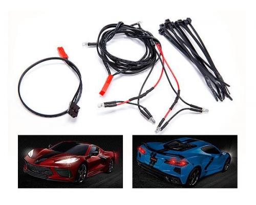 Traxxas TRX9380 LED-lichtharnas / stroomharnas / Tyrapps (9) (past op 9311 body)