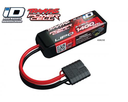 1400mah 11.1v 3-Cell 25C LiPO Accu met ID TRX2823X