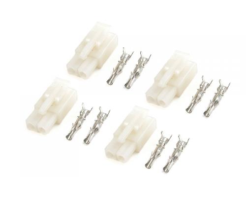 Tamiya stekker met vergulde contacten, Man. (4pcs) GF-1008-002