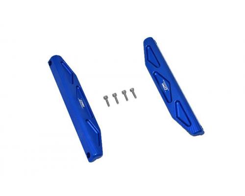 ALUMINUM CHASSIS NERF BARS -6PC SET BLUE GPM TRX HOSS