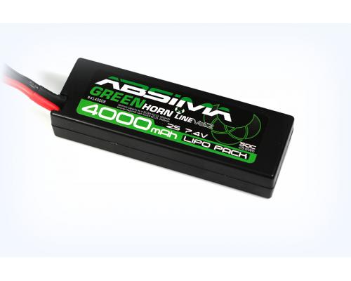 4000Mah Greenhorn Vol.2 LiPo 7.4V-50C 4000 HC (T-Plug)