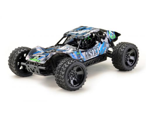 Absima 1:10 EP Sand Buggy \"ASB1 CAMO-BLAUW\" 4WD RTR (incl. Accu/EU-Lader)