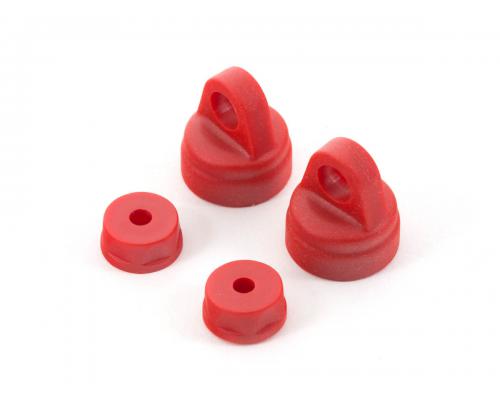 AR330227 Shock Cap Set Red (4) (ARAC8915)