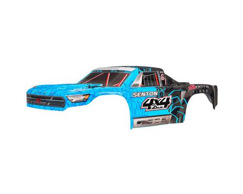 AR402247 Body Pntd Decal Trim Blue Senton 4x4 Mega ARAC3333