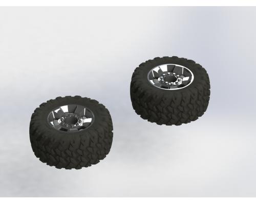AR550035 dBoots Ragnarok Tire Wheel Set (ARAC9645)
