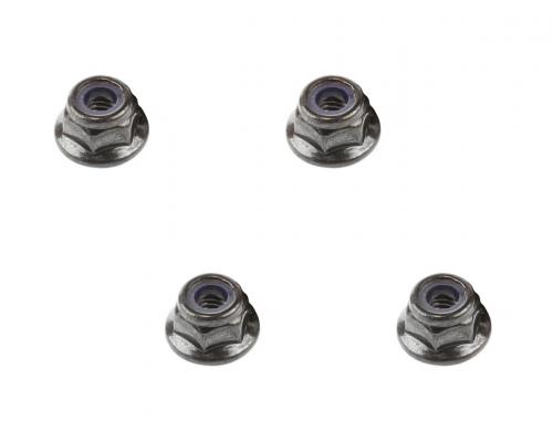 AR708001 Flange Lock Nuts 4mm (4) (ARAC9810)