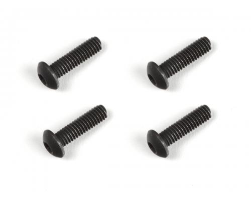 AR721414 Button Head Screw 4x14mm (4) (ARAC9858)