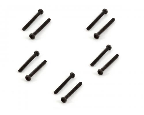 AR725326  Button Head Cross Machine Screw 3x26mm (10) ARAC9851