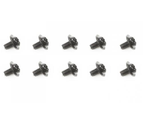 AR739001 Button Head Machine Flange Screw M3x5mm (10) ARAC9793