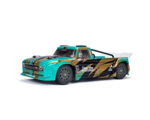 ARRMA 1/8 INFRACTION 4WD MEGA Resto-Mod Truck RTR, Teal/Bronze