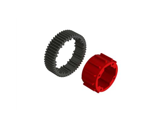 Aluminum Center Diff Case Set (1 Diff) (ARA310919)