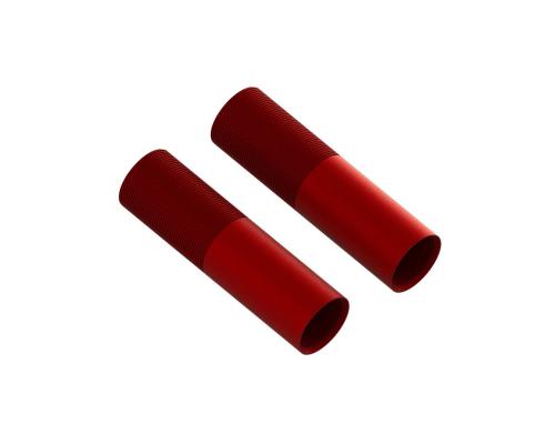 Aluminum Shock Body, 24x88mm (Red) (2) ARA330577