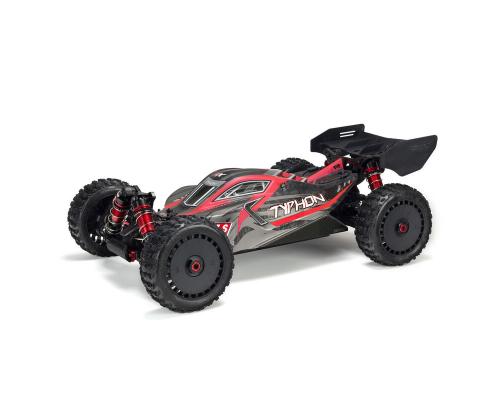 Arrma - 1/8 TYPHON 6S V5 4WD BLX Buggy met Spektrum Firma RTR, Zwart