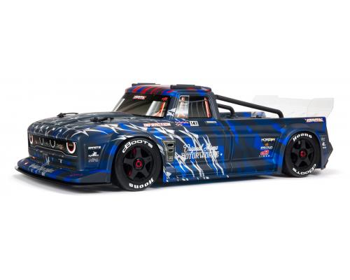 Arrma Infraction Street Bash 6S BLX 1 / 7TH Scale All-Road Resto-Mod Truck (blauw)