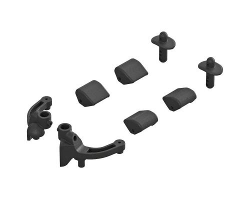 AR320458 Body Mount Set Front: Typhon 4x4 (ARAC3496)