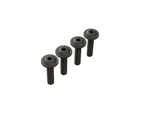 ARA727412 Button Head Screw Flanged M4x14mm (4)