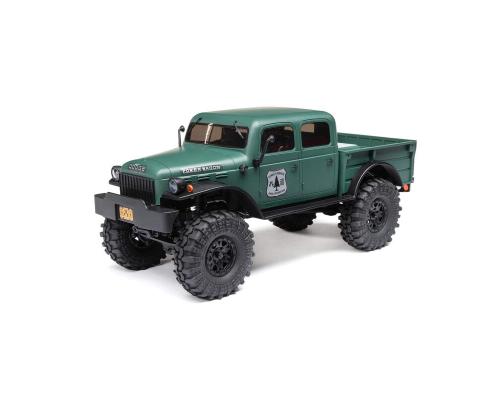 Axial 1/24 SCX24 Dodge Power Wagon 4WD Rock Crawler Brushed RTR Groen AXI00007T2