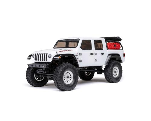 Axial 1/24 SCX24 Jeep JT Gladiator 4WD Rock Crawler brushed RTR, Wit AXI00005V2T4