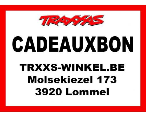 Traxxas Cadeauxbon te besteden bij TRXXS-Winkel.BE van  130,-