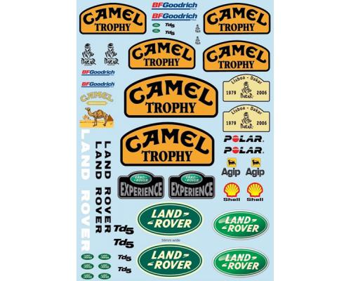 Camel Trophy decal sheet for TRX-4