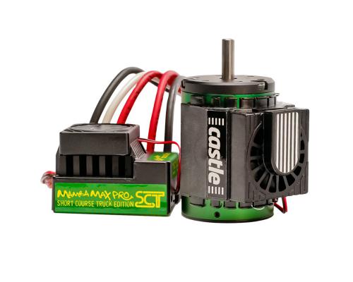 Castle - Mamba X SCT - Combo - 1-10 Extreem SCT regelaar met 1415-2400 5mm motoras Sensored Motor