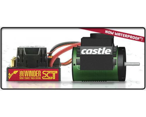 Castle - Sidewinder SCT - Combo - 1-10 Sport SCT regelaar met 1410-3800 Sensorless motor