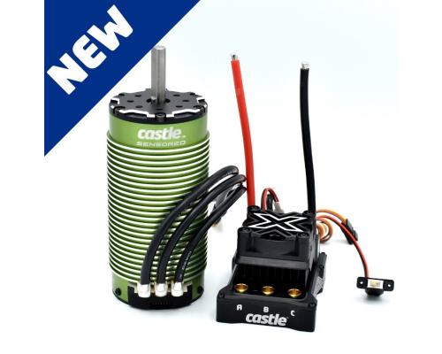 Castle - Mamba Monster X 8S, 33.6V Esc Met 2028-800KV Sensored Motor