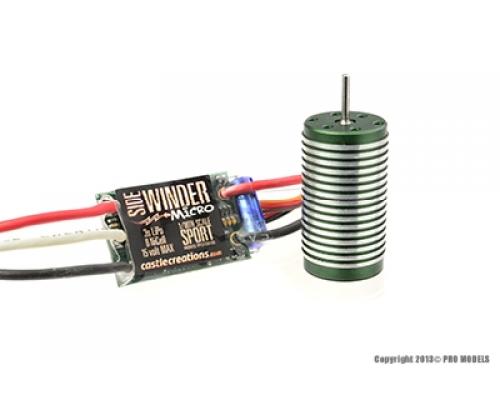 Sidewinder 1:18TH Micro SPORT CAR ESC W/ 0808 5300KV motor