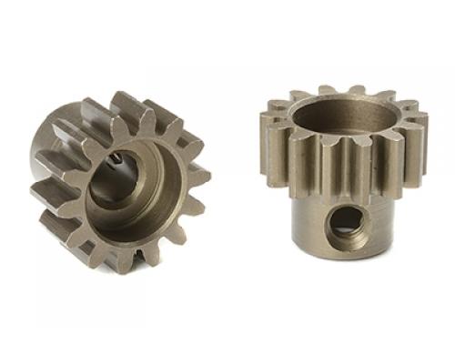 M1.0 Motortandwiel - Kort - Gehard staal - 14 Tanden - Motoras dia. 5mm