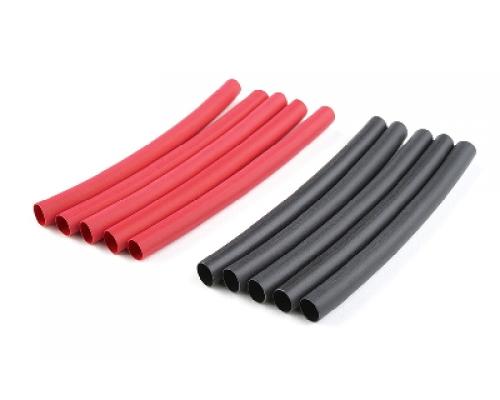 Krimpkous 3.2mm, Rood & Zwart (10st)