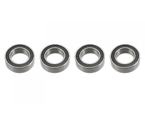 6X10X3 Kogellager ABEC 3, Rubber dichting, MR106-2RS, (4 st)