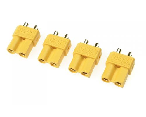 Connector - XT-30 - Goudcontacten - Vrouw. - 4 st