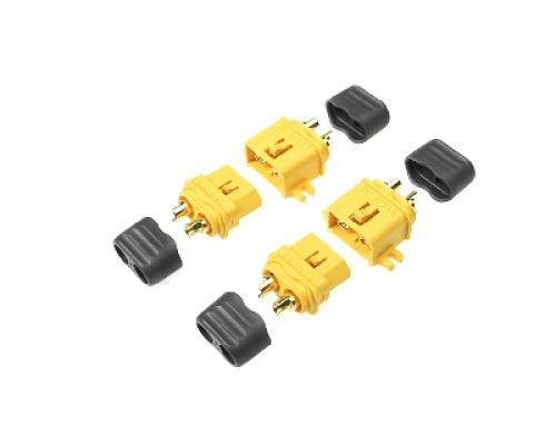 Connector, XT-60L, met beschermkap, Goudcontacten, Man + Vrouw, 2 paar