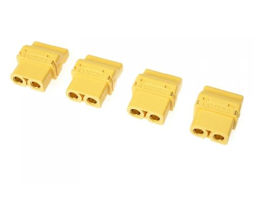 Connector - XT-60PT - Goudcontacten - Vrouw. - 4 st