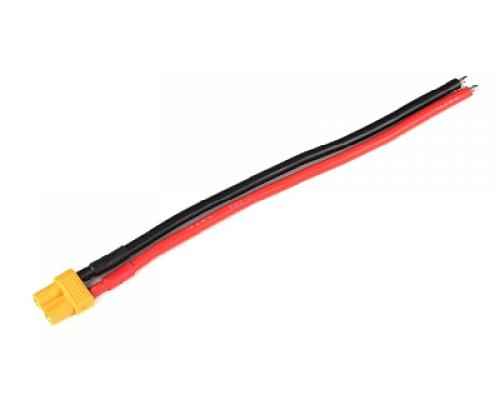Connector met kabel - XT-30 - Goud contacten - Man. connector - 14AWG Siliconen-kabel - 12cm - 1 st