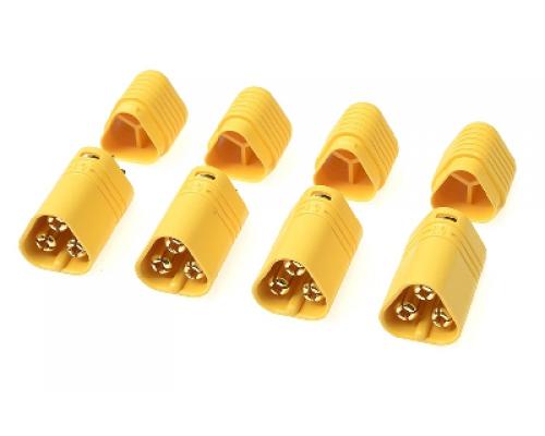 Connector - MT-60 3-Polig - Goud contacten - Man. - 4 st