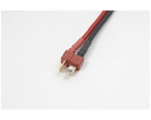 Connector met kabel - Deans - Goud contacten - Man. connector - 14AWG Siliconen-kabel -