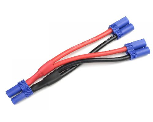 Power Y-kabel - Parallel - EC-5 - 10AWG Siliconen-kabel - 12cm - 1 st