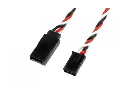 Servo verlengkabel - Gedraaide HD siliconen-kabel - Futaba - 22AWG / 60 Strengen - 10cm