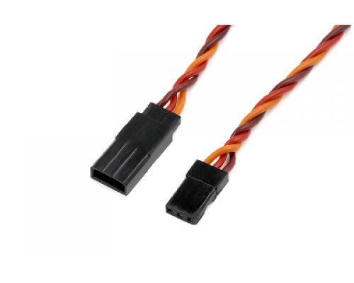 Servo verlengkabel - Gedraaide HD siliconen-kabel - JR/Hitec - 22AWG / 60 Strengen - 10