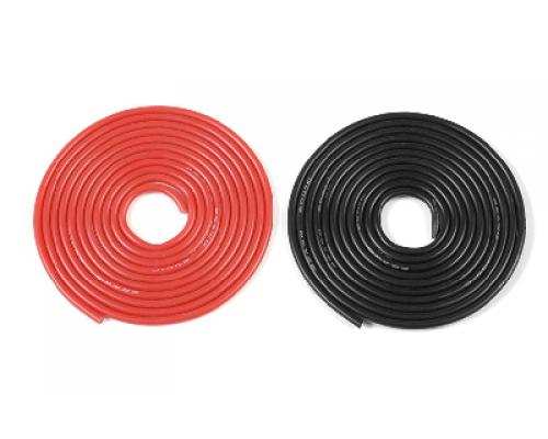 Siliconen-kabel - Superflex - 0,35mm 22AWG - 120/0.08 Strengen - 1m Rood + 1m Zwart