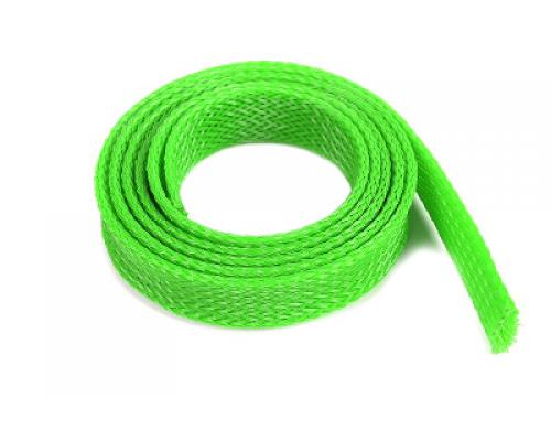 Kabel beschermhoes - Gevlochten - 14mm - Neon Groen - 1m