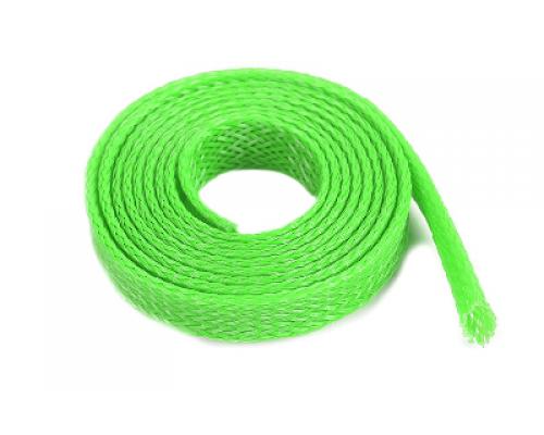 Kabel beschermhoes - Gevlochten - 8mm - Neon Groen - 1m