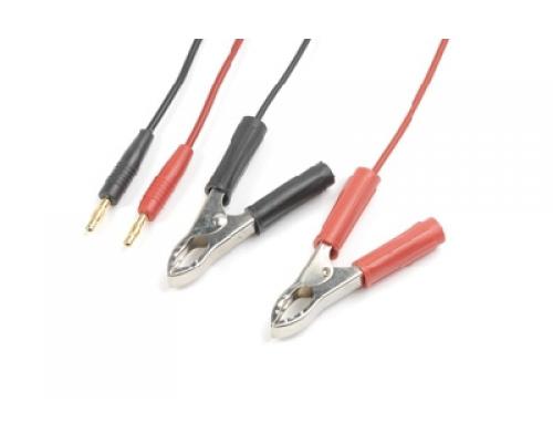 Laadkabel voor loodbatterijen, silicone kabel 18AWG (1paar)