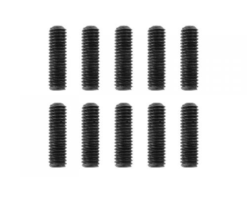 Staal stelschroeven M3 x 10mm - Binnenzeskant - 10 st