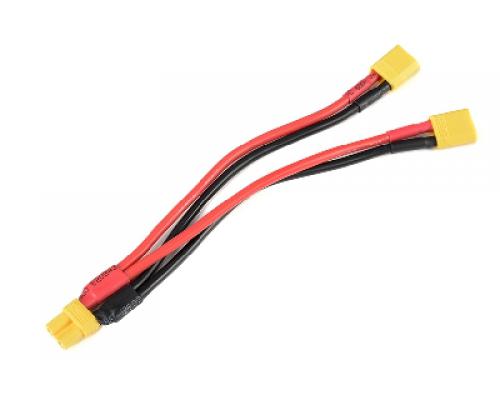 Y-kabel - Parallel - XT-30 - 14AWG Siliconen-kabel - 12cm - 1 st